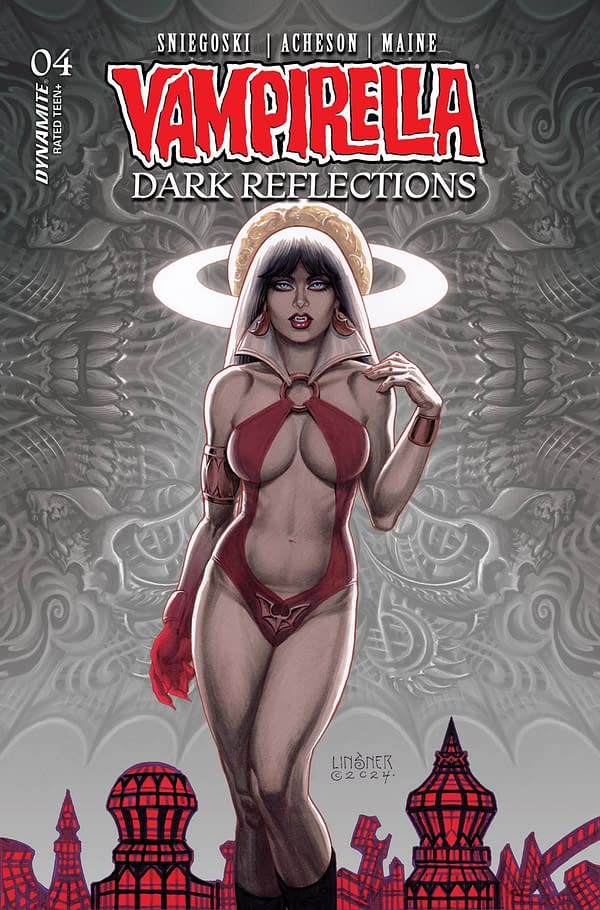 Cover image for VAMPIRELLA DARK REFLECTIONS #4 CVR B LINSNER