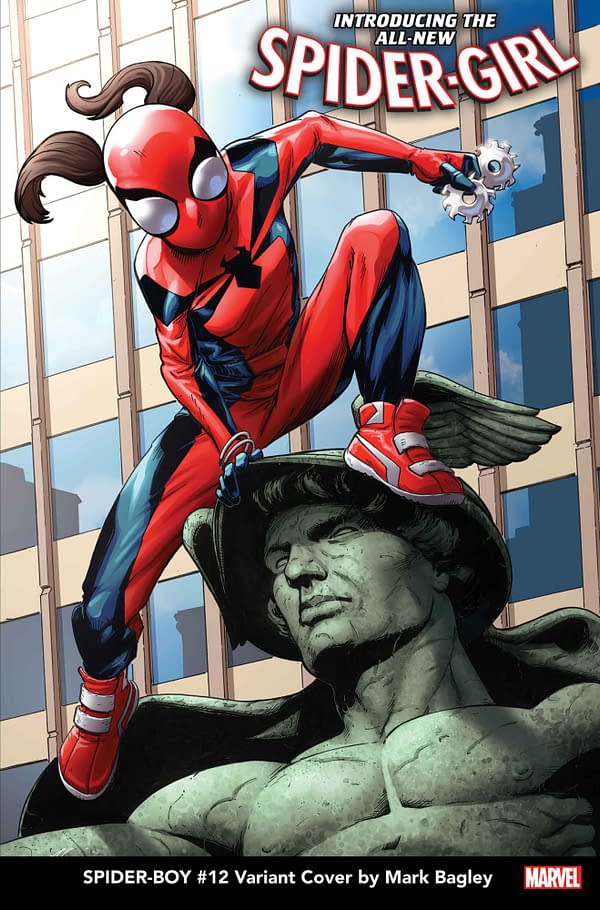 Cover image for SPIDER-BOY #12 MARK BAGLEY VARIANT