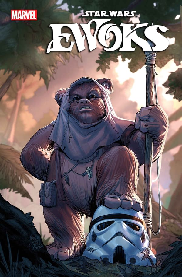 Cover image for STAR WARS: EWOKS #1 PETE WOODS COVER