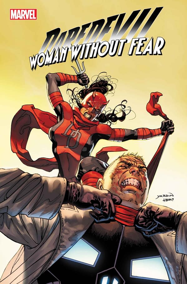 Cover image for DAREDEVIL: WOMAN WITHOUT FEAR #4 DAVID YARDIN COVER