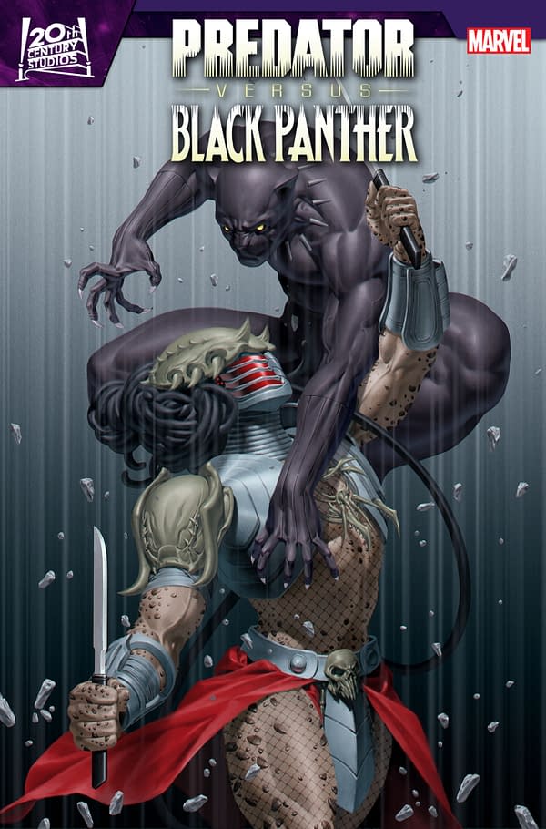 Cover image for PREDATOR VS. BLACK PANTHER #3 JUNGGEUN YOON VARIANT