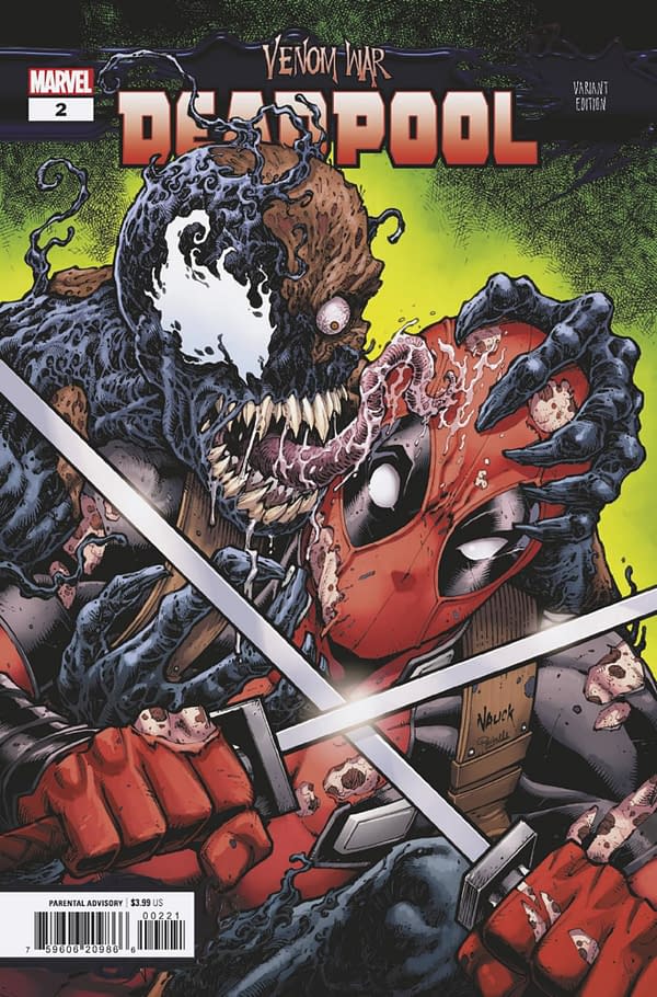 Cover image for VENOM WAR: DEADPOOL #2 TODD NAUCK VARIANT [VW]