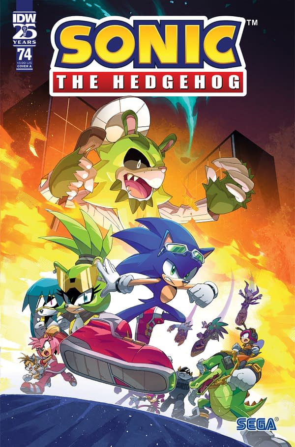 Cover image for SONIC THE HEDGEHOG #74 MILES ARQ COVER