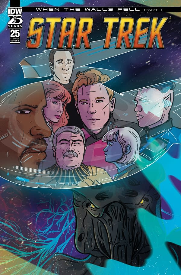 Cover image for Star Trek #25 Variant B (Kangas)