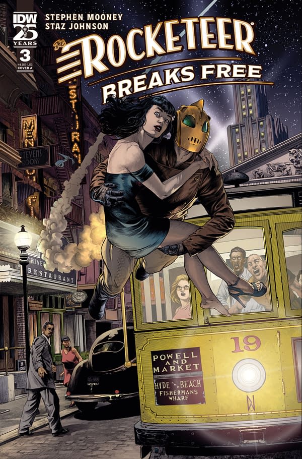 Cover image for ROCKETEER BREAKS FREE #3 DOUG WHEATLEY COVER