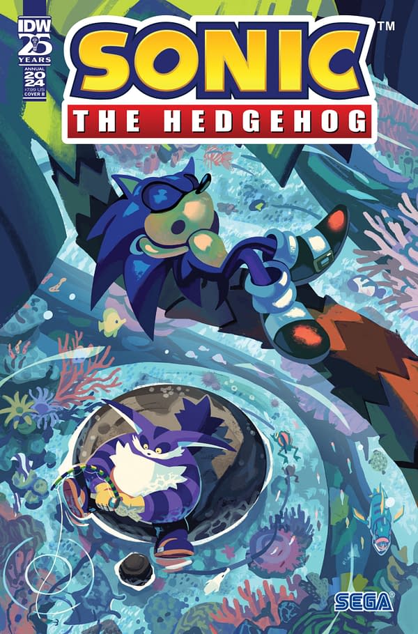 Cover image for Sonic the Hedgehog: Annual 2024 Variant B (Fourdraine)