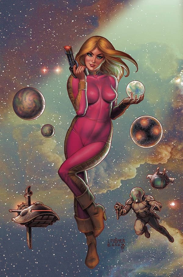 Cover image for BARBARELLA #1 CVR F LINSNER FOIL VIRGIN