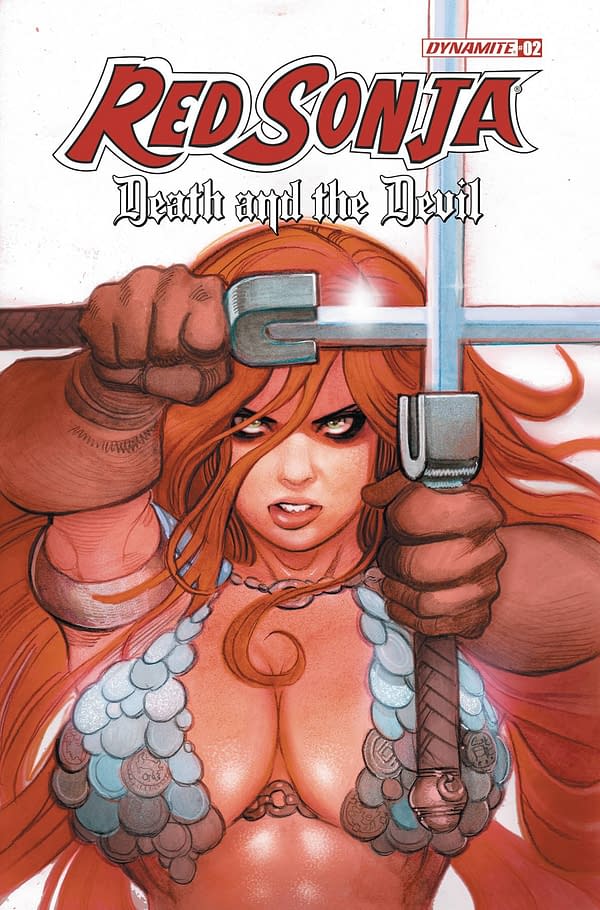 Cover image for RED SONJA DEATH AND THE DEVIL #2 CVR C MORITAT