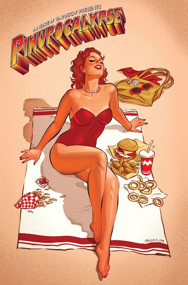 Cover image for PINUPOCALYPSE #1 (OF 6) CVR F 15 COPY INCV PIN UP MODEL (MR)