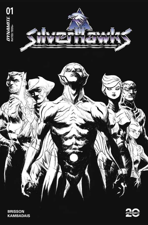 Cover image for SILVERHAWKS #1 CVR ZE 50 COPY INCV LEE LINE ART