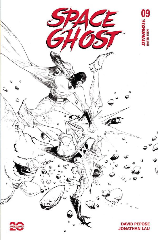 Cover image for SPACE GHOST #9 CVR H 15 COPY INCV LEE LINE ART