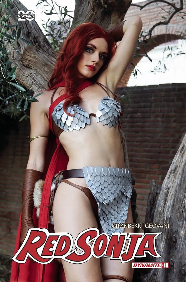 Cover image for RED SONJA 2023 #18 CVR E COSPLAY