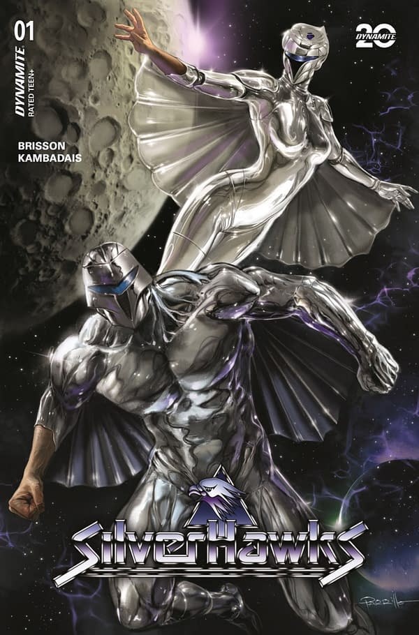 Ed Brisson & George Kambadais's Silverhawks #1 From Dynamite in 2025