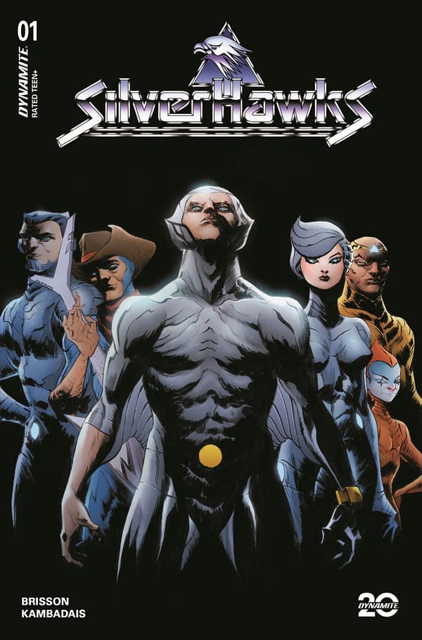 Ed Brisson & George Kambadais's Silverhawks #1 From Dynamite in 2025