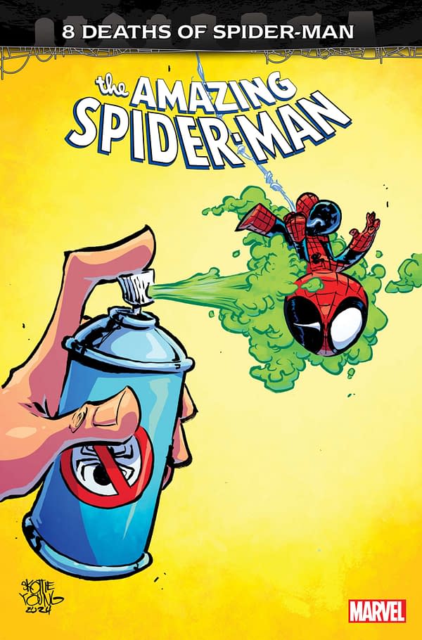 Cover image for AMAZING SPIDER-MAN #62 SKOTTIE YOUNG 8 DEATHS OF SPIDER-MAN VARIANT