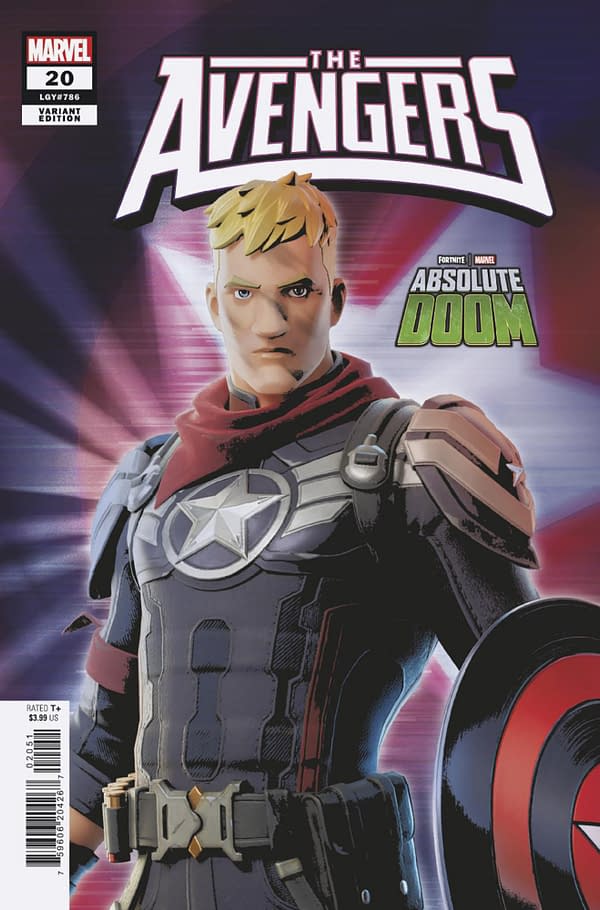 Cover image for AVENGERS #20 EPIC GAMES MARVEL FORTNITE CAPTAIN JONES VARIANT