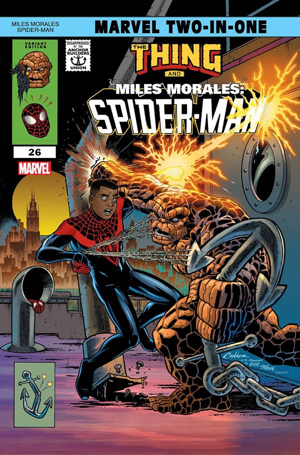 Cover image for MILES MORALES: SPIDER-MAN #26 AMANDA CONNER MARVEL TWO-IN-ONE VARIANT