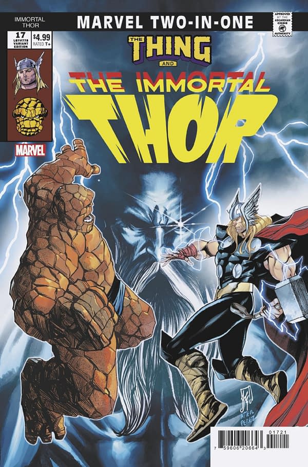 Cover image for IMMORTAL THOR #17 STEFANO CASELLI MARVEL TWO-IN-ONE VARIANT