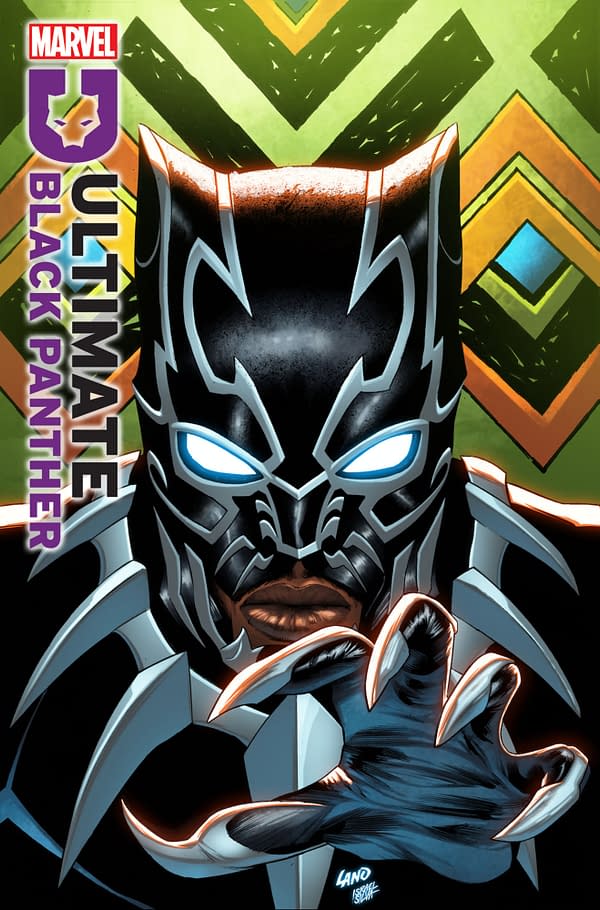 Cover image for ULTIMATE BLACK PANTHER #10 GREG LAND VARIANT