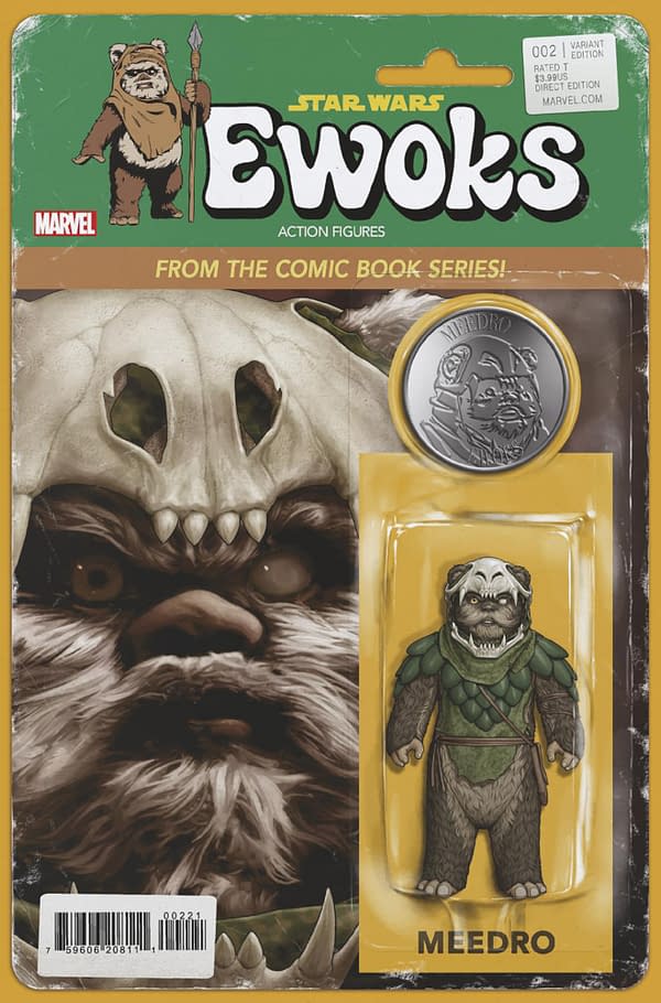 Cover image for STAR WARS: EWOKS #2 JOHN TYLER CHRISTOPHER ACTION FIGURE VARIANT