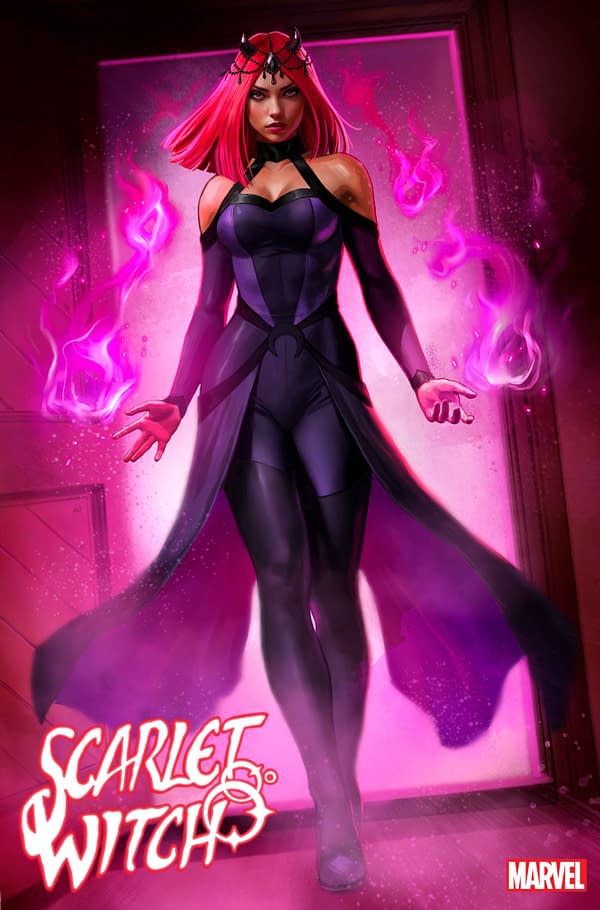 Cover image for SCARLET WITCH #6 IVAN TALAVERA VARIANT