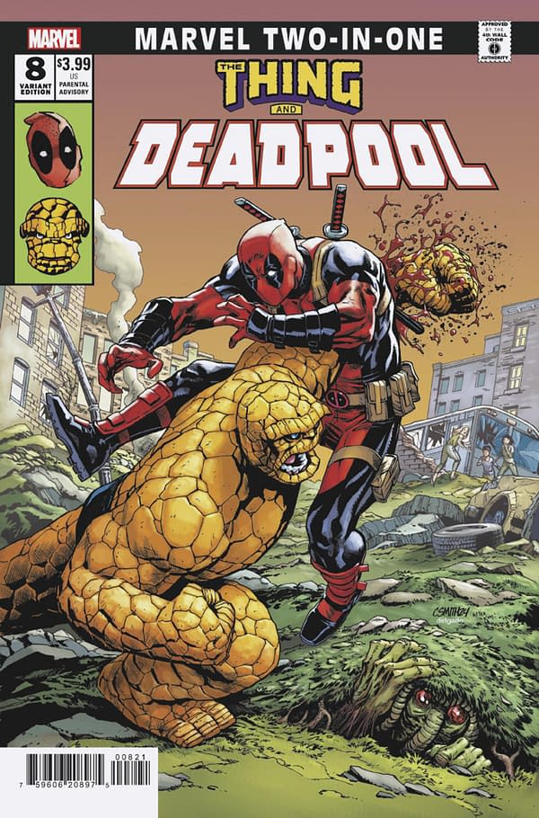 Cover image for DEADPOOL #8 CORY SMITH MARVEL TWO-IN-ONE VARIANT