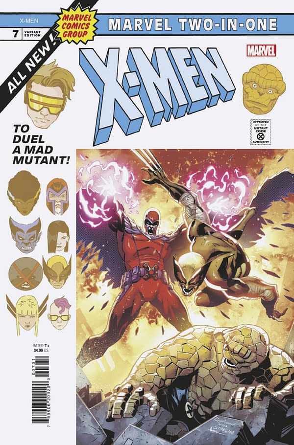 Cover image for X-MEN #7 ROGE ANTONIO MARVEL TWO-IN-ONE VARIANT