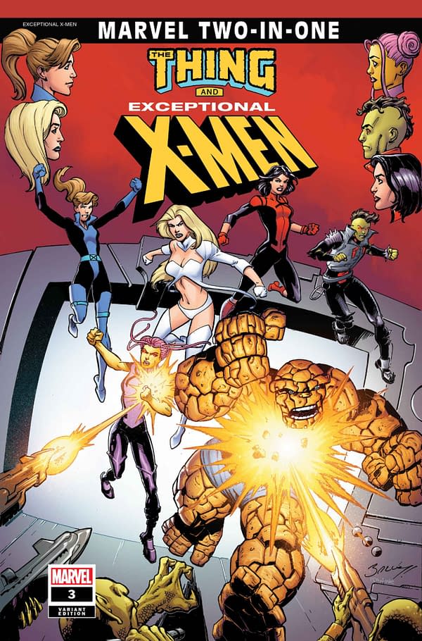 Cover image for EXCEPTIONAL X-MEN #3 MARK BAGLEY MARVEL TWO-IN-ONE VARIANT