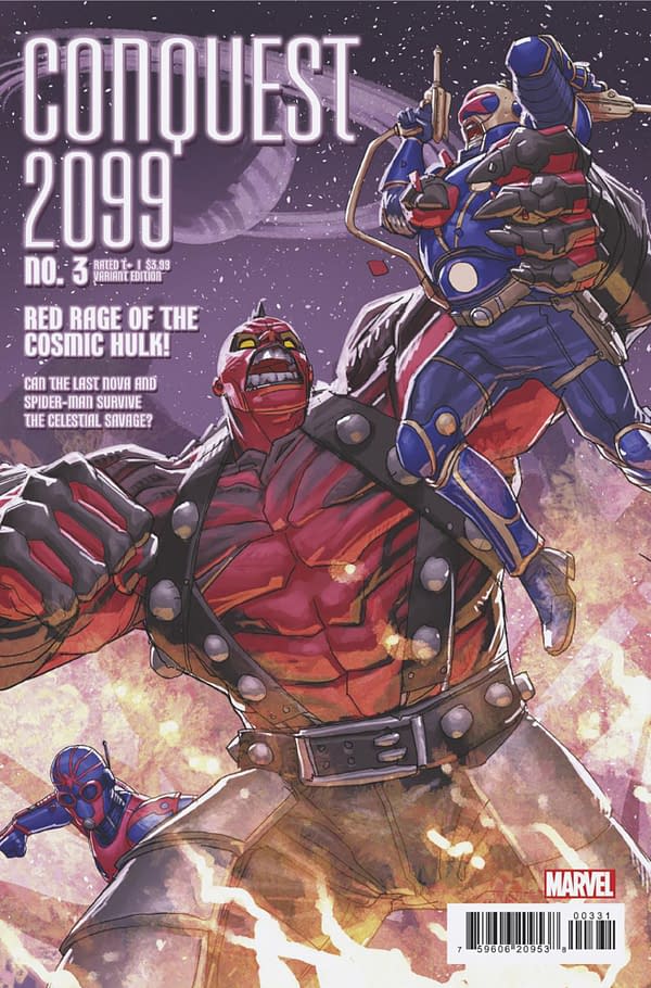 Cover image for CONQUEST 2099 #3 PETE WOODS VARIANT