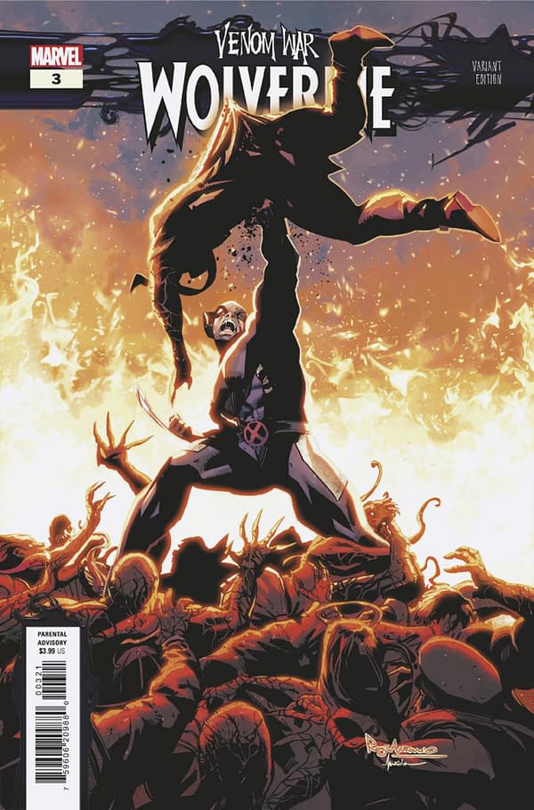 Cover image for VENOM WAR: WOLVERINE #3 ROGE ANTONIO VARIANT [VW]