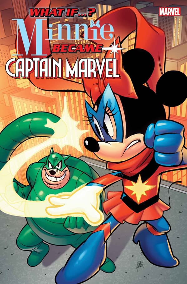 Cover image for MARVEL & DISNEY: WHAT IF...? MINNIE BECAME CAPTAIN MARVEL #1 ELENA CASAGRANDE VARIANT