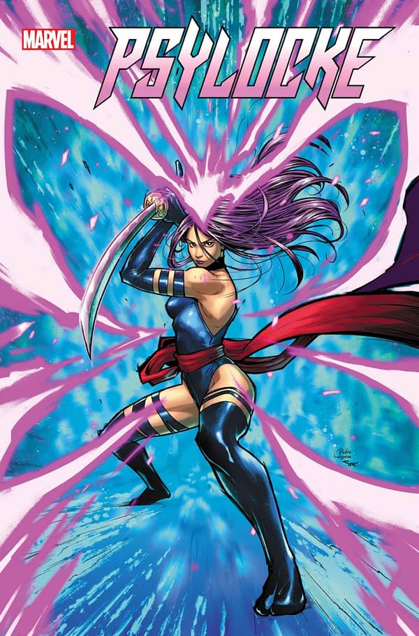 Cover image for PSYLOCKE #1 RICKIE YAGAWA PINK FOIL VARIANT