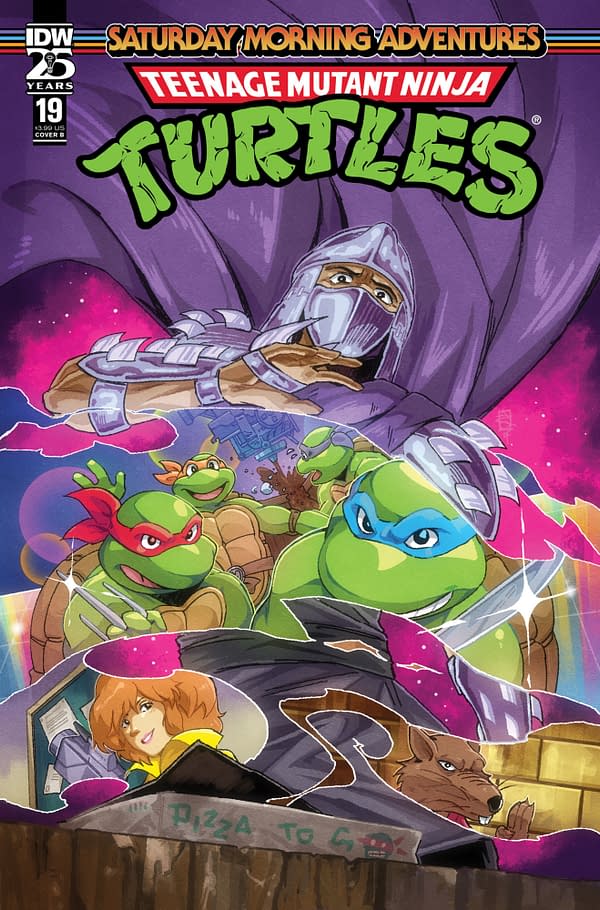 Cover image for Teenage Mutant Ninja Turtles: Saturday Morning Adventures #19 Variant B (Arq)