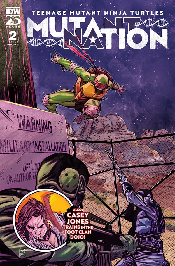 Cover image for Teenage Mutant Ninja Turtles: Mutant Nation #2 Variant B (Federici)