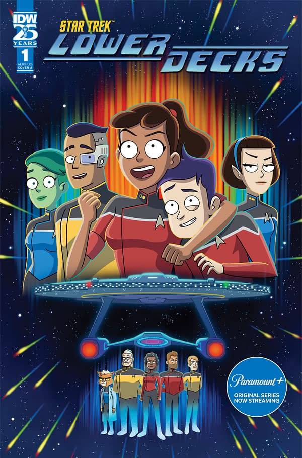 Cover image for STAR TREK: LOWER DECKS #1 DEREK CHARM COVER