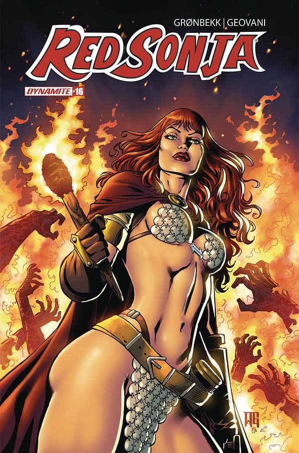 Cover image for RED SONJA 2023 #16 CVR D GEOVANI