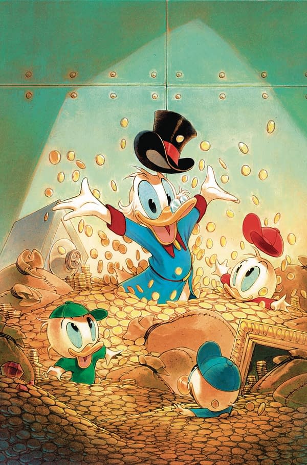 Cover image for DUCKTALES #1 CVR G BIGARELLA FOIL VIRGIN