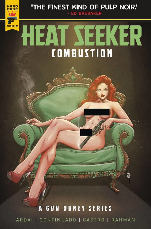 Cover image for HEAT SEEKER COMBUSTION GUN HONEY SERIES #4 CVR E BRAO NUDE B