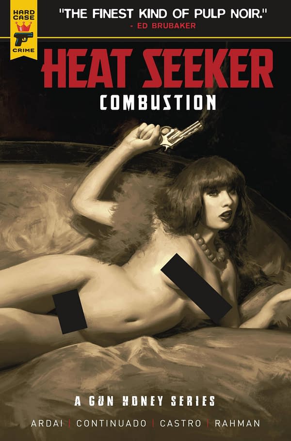 Cover image for HEAT SEEKER COMBUSTION GUN HONEY SERIES #4 CVR G RODRIGUEZ N