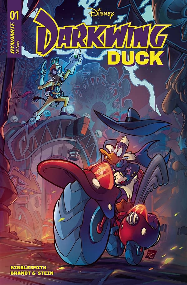 Cover image for DARKWING DUCK #1 CVR E CANGIALOSI