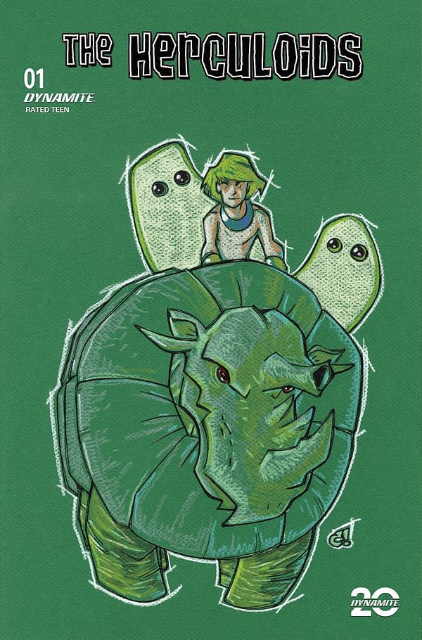 Cover image for HERCULOIDS #1 CVR L 10 COPY INCV ROUSSEAU PASTEL ART ORIGINA