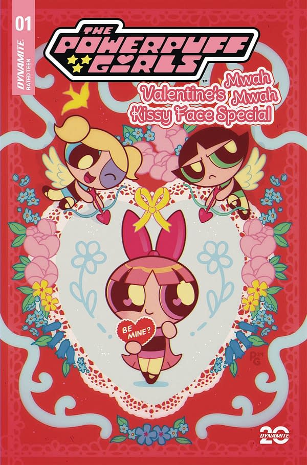 Cover image for POWERPUFF GIRLS VALENTINES KISSY FACE SP #1 CVR A GANUCHEAU