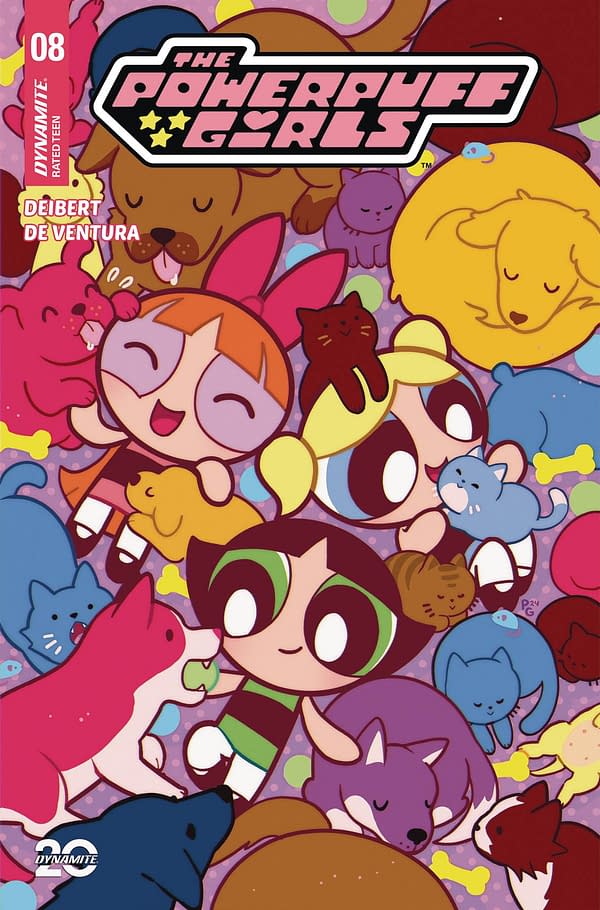 Cover image for POWERPUFF GIRLS #8 CVR A GANUCHEAU