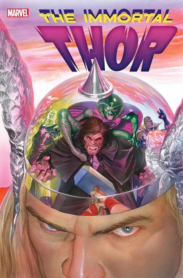 Cover image for IMMORTAL THOR #18 ALEX ROSS COVER