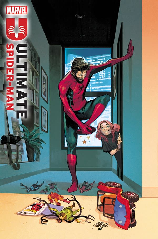 Cover image for ULTIMATE SPIDER-MAN #12 PEPE LARRAZ VARIANT