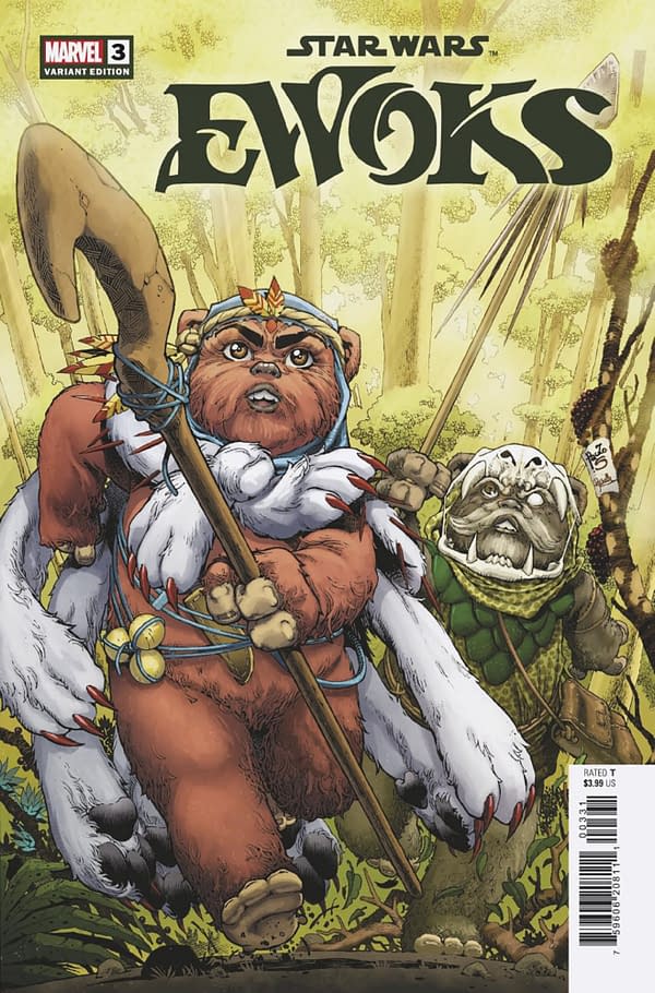 Cover image for STAR WARS: EWOKS #3 PAULO SIQUEIRA VARIANT