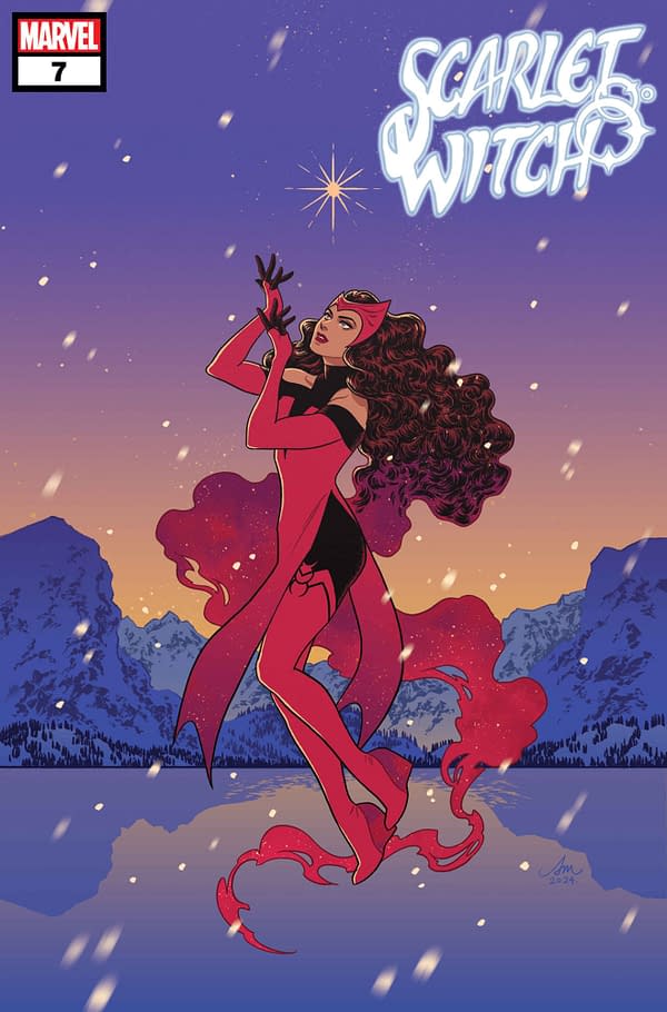 Cover image for SCARLET WITCH #7 AUDREY MOK WINTER HOLIDAY VARIANT