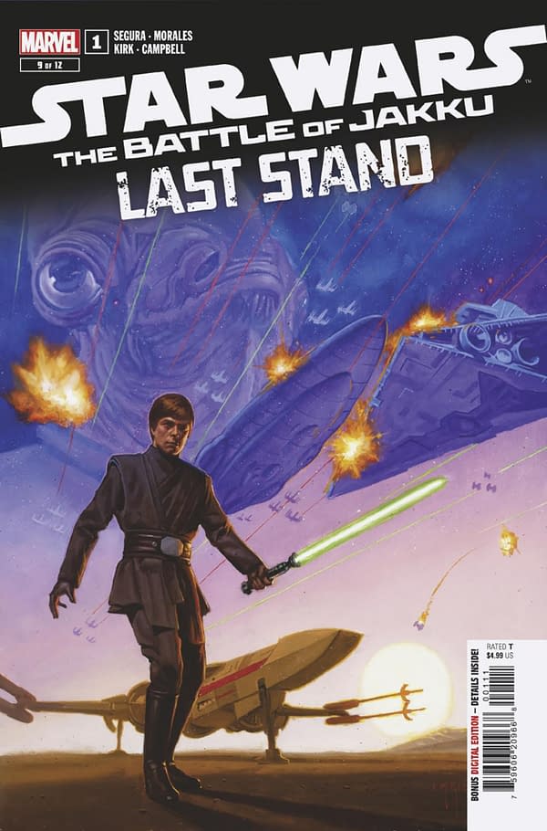 Cover image for STAR WARS: THE BATTLE OF JAKKU - LAST STAND #1 E.M. GIST COVER