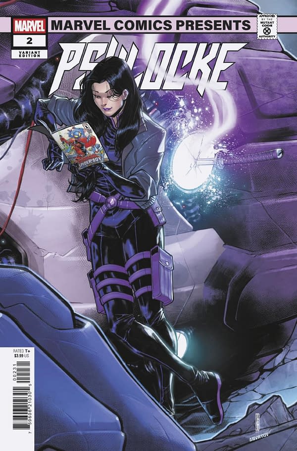 Cover image for PSYLOCKE #2 DAVID BALDEON MARVEL COMICS PRESENTS VARIANT