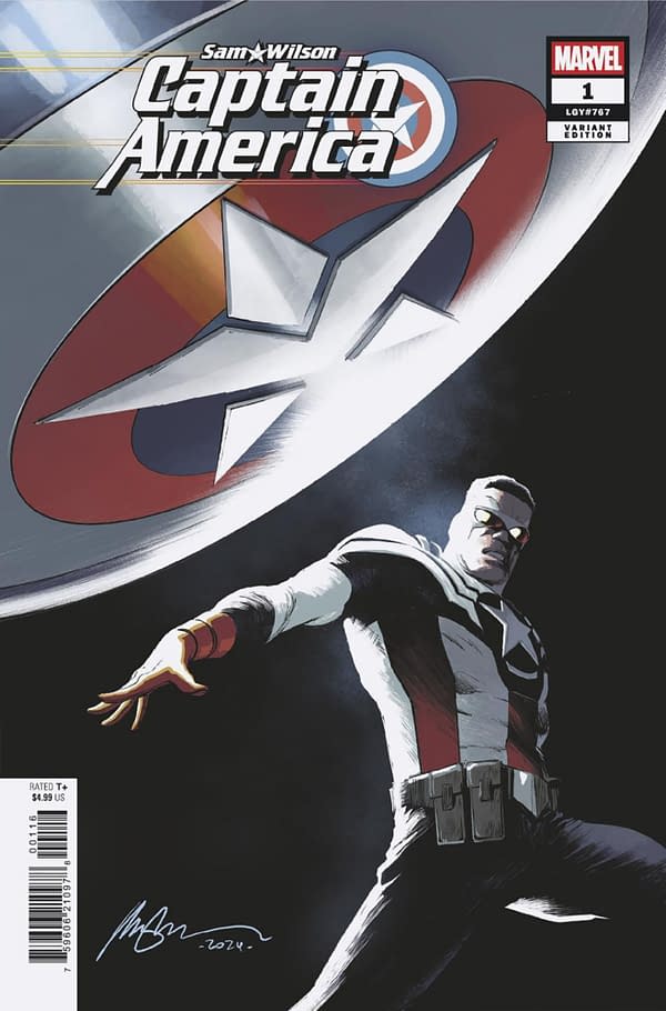 Cover image for SAM WILSON, CAPTAIN AMERICA #1 RAFAEL ALBUQUERQUE VARIANT